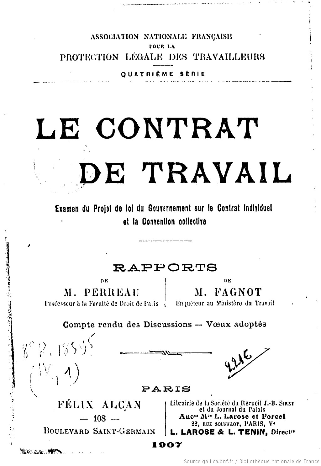 Contrat de travail
